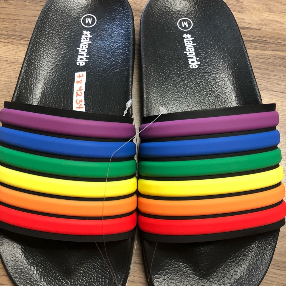 Rainbow sandals